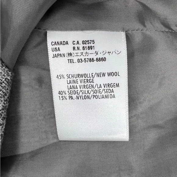 NWT ESCADA 20144‎ Kleid SLOVENIA🇸🇮MADE NEW WOOL/SILK Blend Belted Dress Sz 36